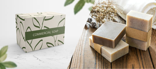 The difference between handmade soap and commercial soap