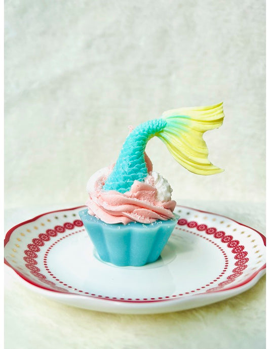 Dive in Mermaid cupcake soap