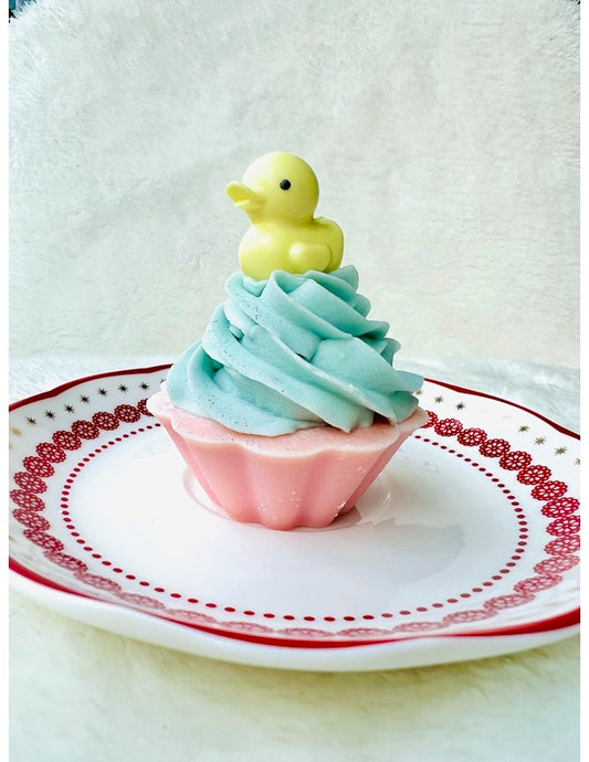 Duck In The Bath Cupcake Soap